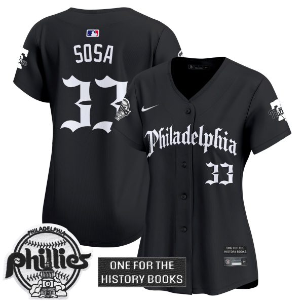 Women's Phillies 'Retro Newspaper Edition' Vapor Premier Limited Jersey - All Stitched - Image 2