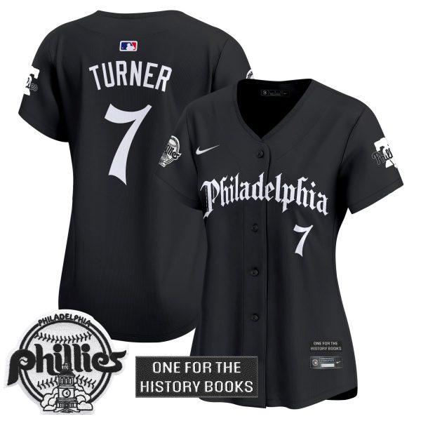 Women's Phillies 'Retro Newspaper Edition' Vapor Premier Limited Jersey - All Stitched - Image 4