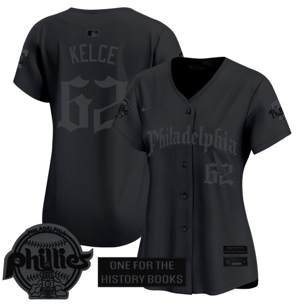 Women's Phillies 'Retro Newspaper Edition' Vapor Premier Limited Jersey - All Stitched - Image 37