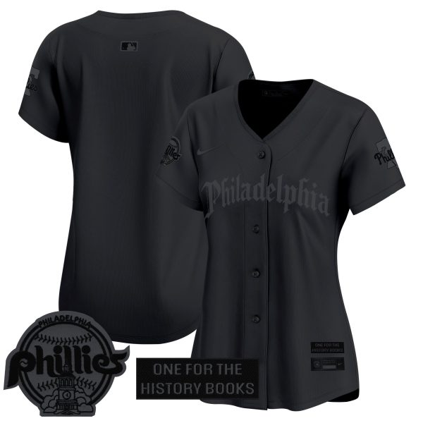 Women's Phillies 'Retro Newspaper Edition' Vapor Premier Limited Jersey - All Stitched - Image 40