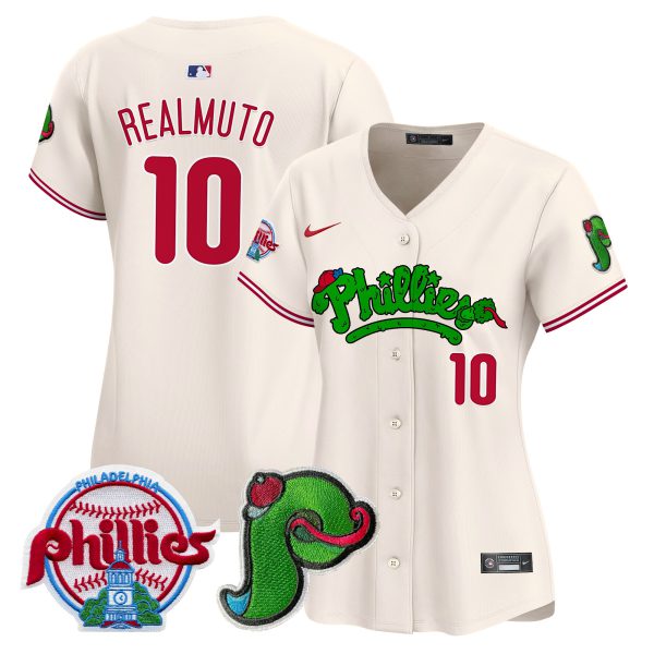 Women's Phillies Phanatic Patch Vapor Premier Limited Jersey V4 - All Stitched - Image 5