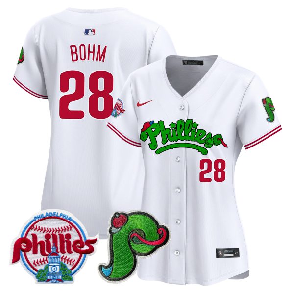Women's Phillies Phanatic Patch Vapor Premier Limited Jersey V4 - All Stitched - Image 11