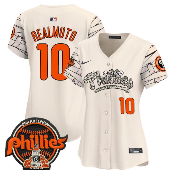 Women's Phillies Halloween Vapor Premier Limited Jersey V2 - All Stitched - Image 5