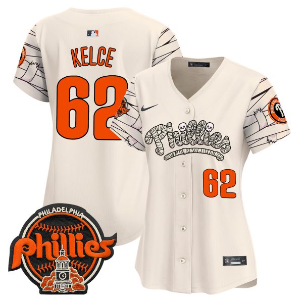 Women's Phillies Halloween Vapor Premier Limited Jersey V2 - All Stitched - Image 6