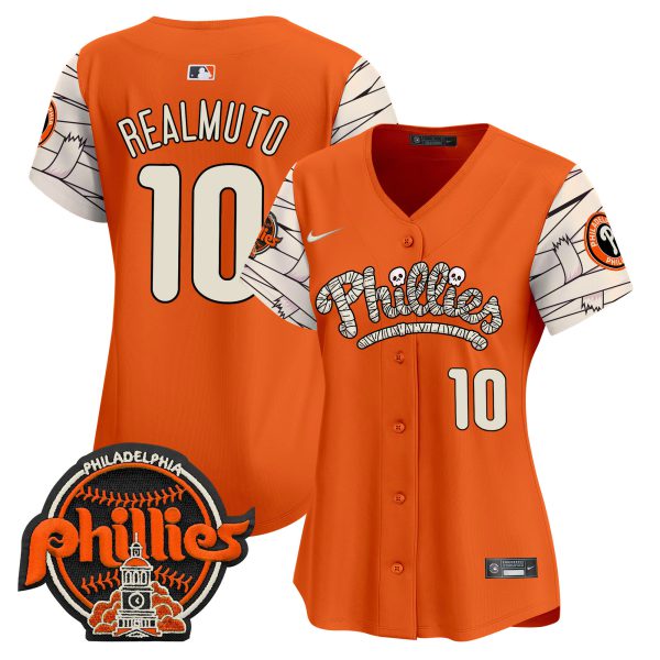 Women's Phillies Halloween Vapor Premier Limited Jersey V2 - All Stitched - Image 14