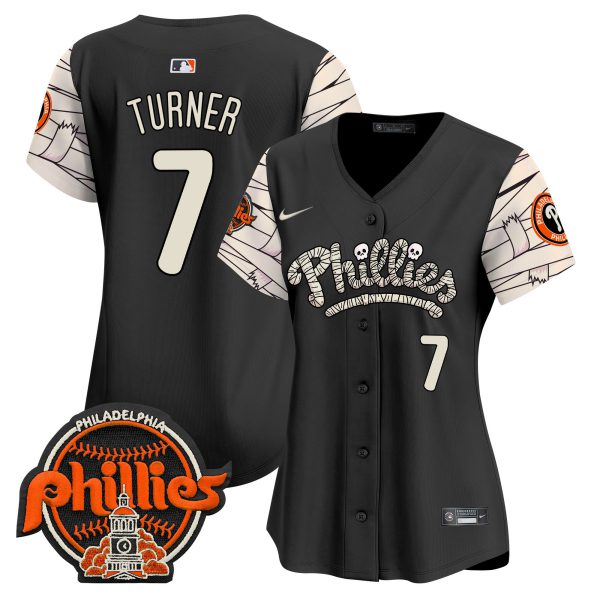 Women's Phillies Halloween Vapor Premier Limited Jersey V2 - All Stitched - Image 21