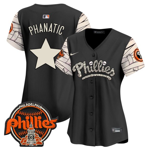 Women's Phillies Halloween Vapor Premier Limited Jersey V2 - All Stitched - Image 26