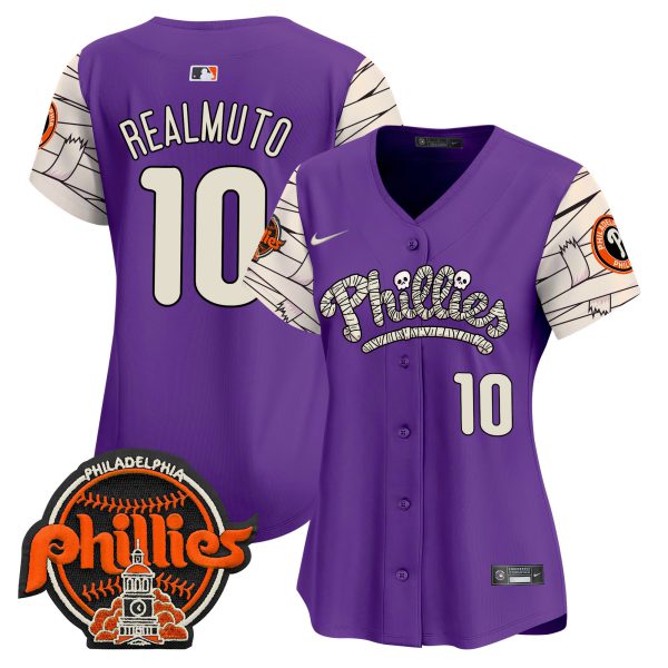 Women's Phillies Halloween Vapor Premier Limited Jersey V2 - All Stitched - Image 32