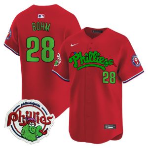 Alec Bohm Philadelphia Phillies Phanatic Red Jersey - All Stitched