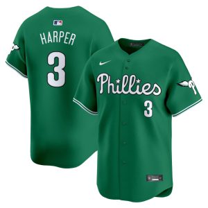 Bryce Harper Philadelphia Phillies Kelly Green Jersey - All Stitched