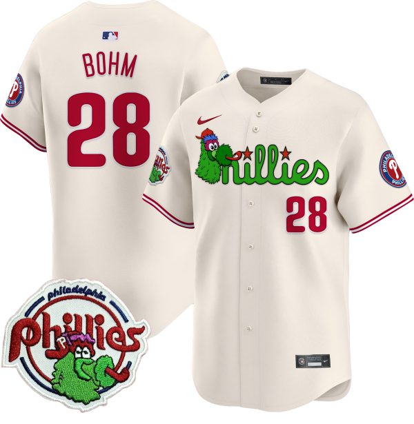 Youth's Phillies Phanatic Patch Vapor Premier Limited Jersey V3 - All Stitched - Image 20