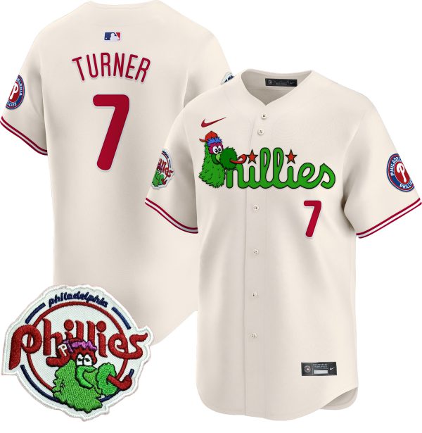 Youth's Phillies Phanatic Patch Vapor Premier Limited Jersey V3 - All Stitched - Image 21