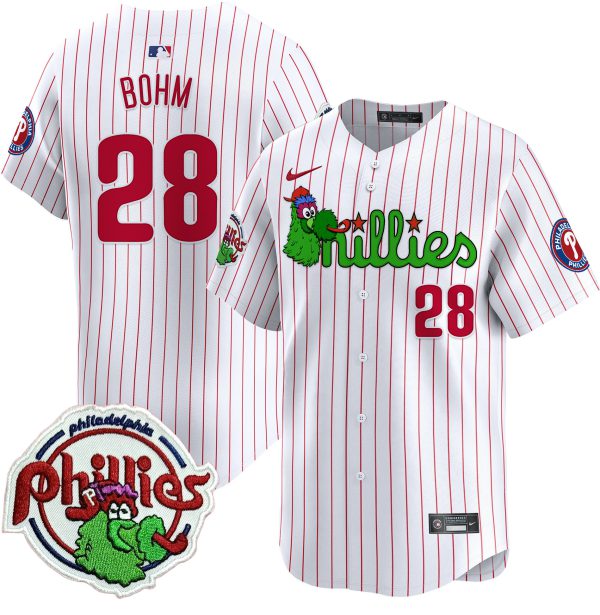 Youth's Phillies Phanatic Patch Vapor Premier Limited Jersey V3 - All Stitched - Image 29