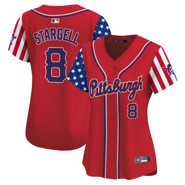 Women's Pittsburgh Pirates 2025 Independence Day Vapor Premier Limited Jersey - All Stitched - Image 17