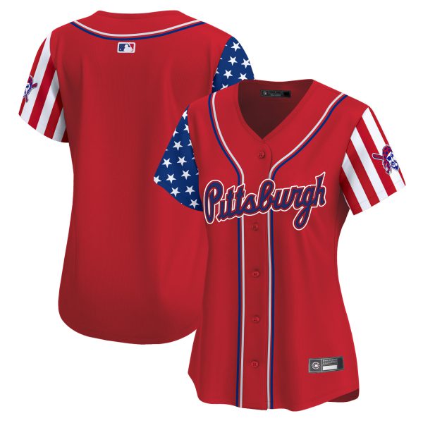 Women's Pittsburgh Pirates 2025 Independence Day Vapor Premier Limited Jersey - All Stitched - Image 18