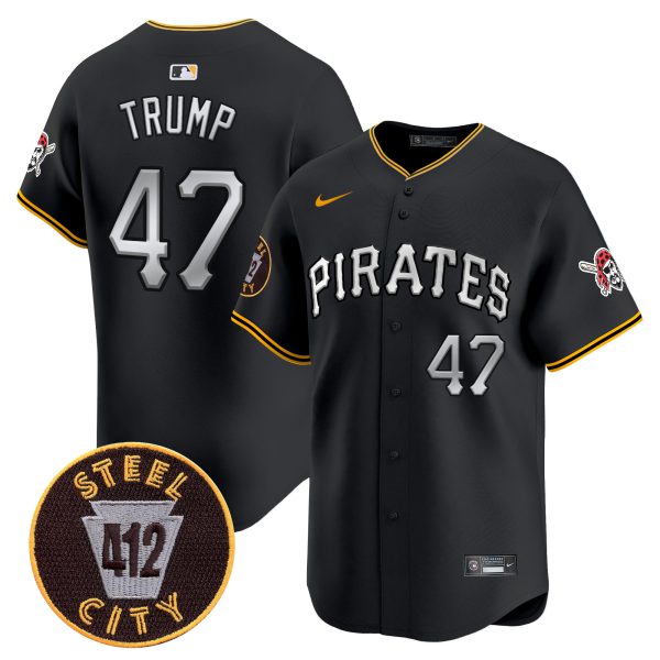 Men's Pittsburgh Pirates 412 Patch Vapor Premier Limited Jersey V6 - All Stitched - Image 13