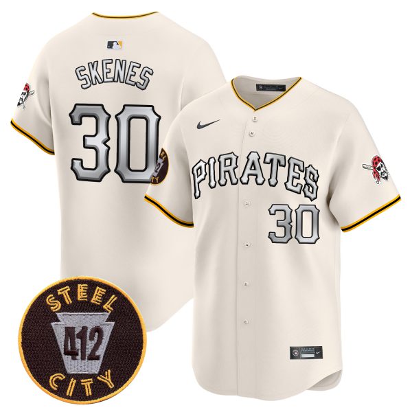Men's Pittsburgh Pirates 412 Patch Vapor Premier Limited Jersey V6 - All Stitched - Image 18