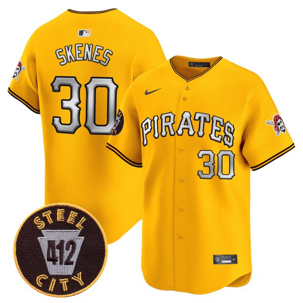 Men's Pittsburgh Pirates 412 Patch Vapor Premier Limited Jersey V6 - All Stitched - Image 25