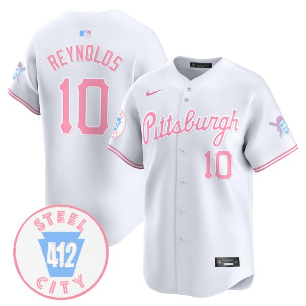 Unisex Pittsburgh Pirates Bubblegum Pink Vapor Premier Limited Jersey - All Stitched - Image 9
