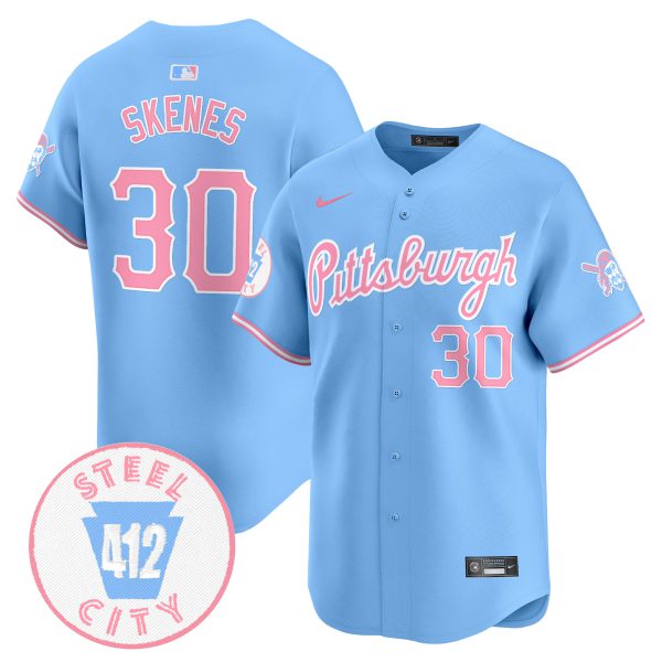 Unisex Pittsburgh Pirates Bubblegum Pink Vapor Premier Limited Jersey - All Stitched - Image 29