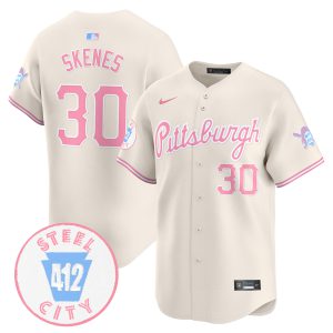 Unisex Pittsburgh Pirates Bubblegum Pink Vapor Premier Limited Jersey - All Stitched