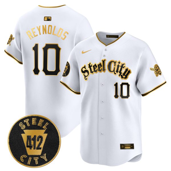Men's Pittsburgh Pirates 412 Patch Vapor Premier Limited Jersey V5 - All Stitched - Image 7