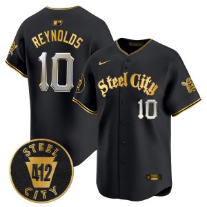 Men's Pittsburgh Pirates 412 Patch Vapor Premier Limited Jersey V5 - All Stitched