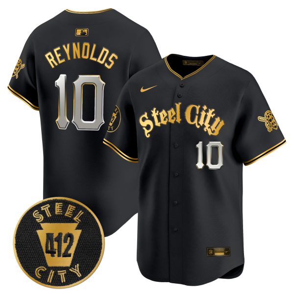Men's Pittsburgh Pirates 412 Patch Vapor Premier Limited Jersey V5 - All Stitched