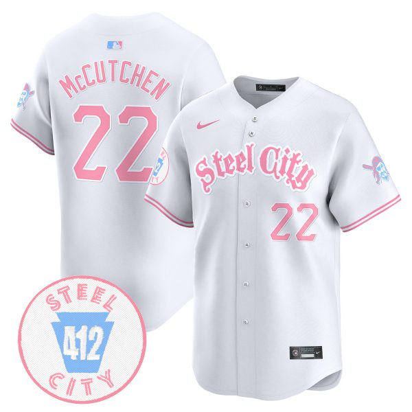 Unisex Pittsburgh Pirates Bubblegum Pink Vapor Premier Limited Jersey V2 - All Stitched - Image 10
