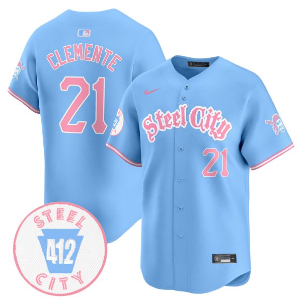 Unisex Pittsburgh Pirates Bubblegum Pink Vapor Premier Limited Jersey V2 - All Stitched - Image 33