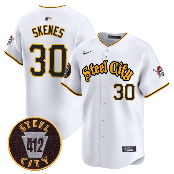 Men's Pittsburgh Pirates 412 Patch Vapor Premier Limited Jersey - All Stitched - Image 4