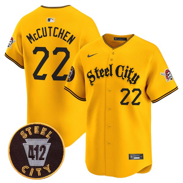 Men's Pittsburgh Pirates 412 Patch Vapor Premier Limited Jersey - All Stitched - Image 20