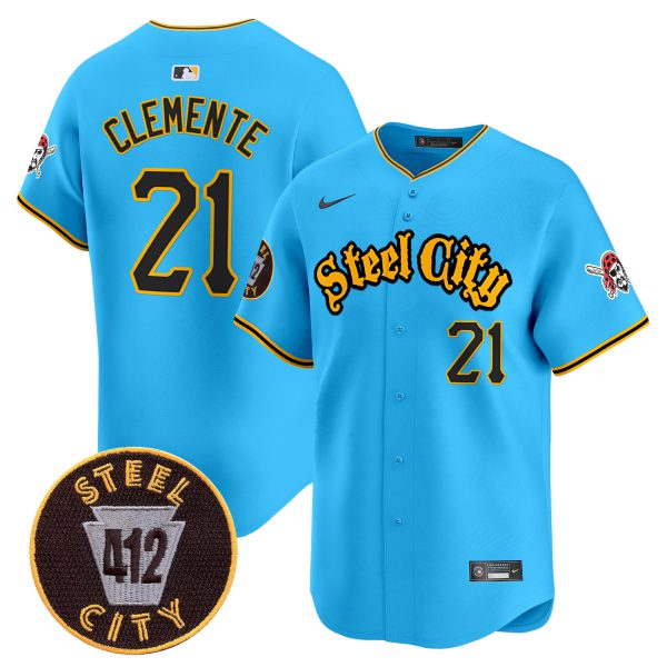 Men's Pittsburgh Pirates 412 Patch Vapor Premier Limited Jersey - All Stitched - Image 29