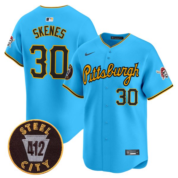 Men's Pittsburgh Pirates 412 Patch Vapor Premier Limited Jersey V4 - All Stitched - Image 28