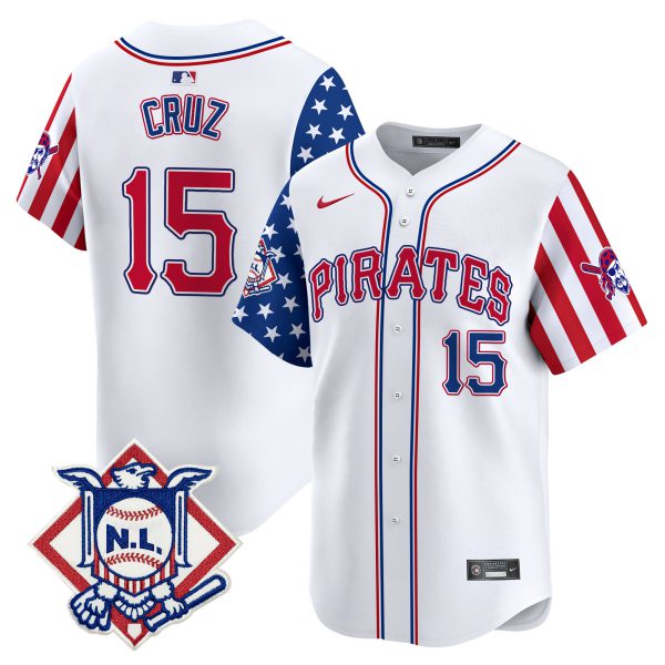Men's Pittsburgh Pirates 2024 Fourth of July Vapor Premier Limited Jersey - All Stitched - Image 3