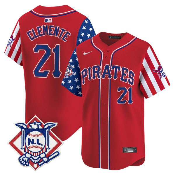 Men's Pittsburgh Pirates 2024 Fourth of July Vapor Premier Limited Jersey - All Stitched - Image 11