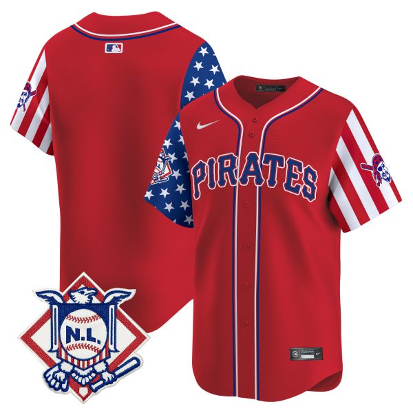 Men's Pittsburgh Pirates 2024 Fourth of July Vapor Premier Limited Jersey - All Stitched - Image 12