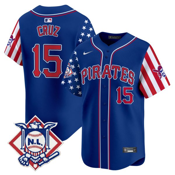 Men's Pittsburgh Pirates 2024 Fourth of July Vapor Premier Limited Jersey - All Stitched - Image 15