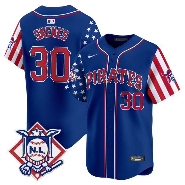 Men's Pittsburgh Pirates 2024 Fourth of July Vapor Premier Limited Jersey - All Stitched - Image 16