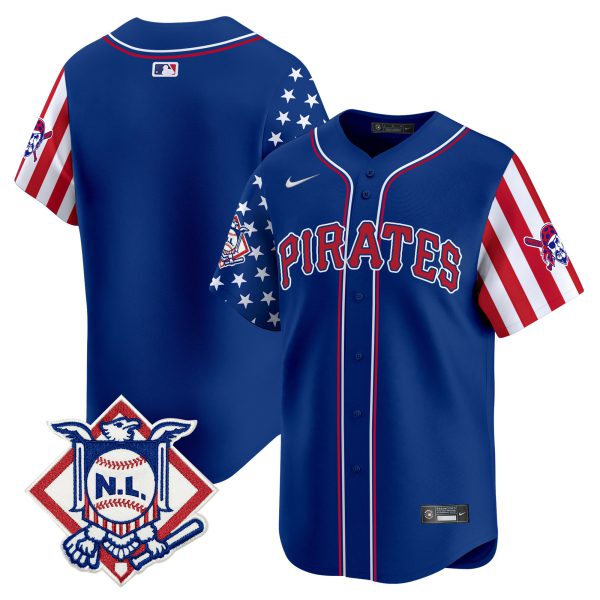 Men's Pittsburgh Pirates 2024 Fourth of July Vapor Premier Limited Jersey - All Stitched - Image 18