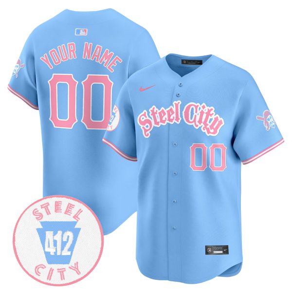 Unisex Pittsburgh Pirates Bubblegum Pink Vapor Premier Limited Custom Jersey V2 - All Stitched - Image 5