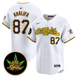 Men's Pittsburgh Pirates Wiz Khalifa Vapor Premier Limited Jersey - All Stitched
