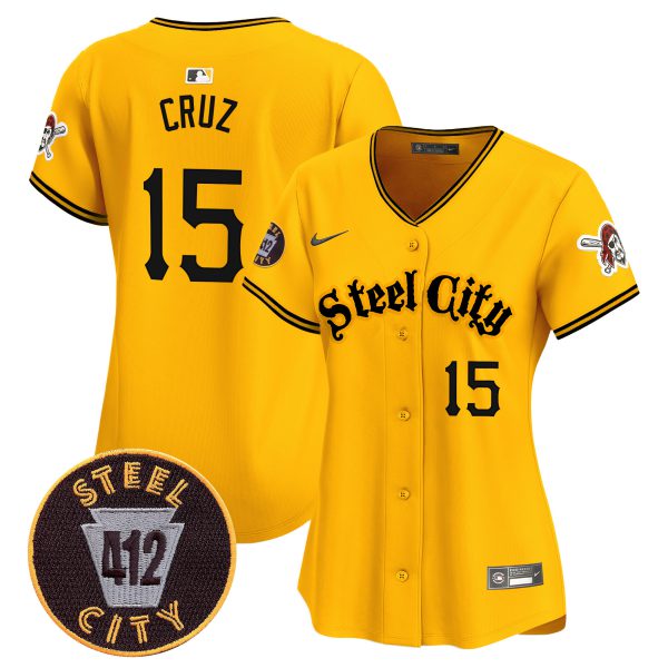 Women's Pittsburgh Pirates 412 Patch Vapor Premier Limited Jersey - All Stitched - Image 21
