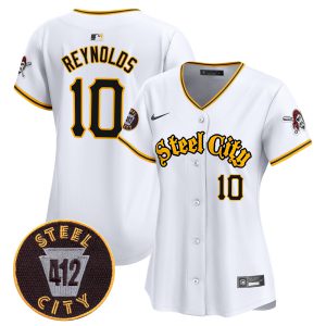 Women's Pittsburgh Pirates 412 Patch Vapor Premier Limited Jersey - All Stitched