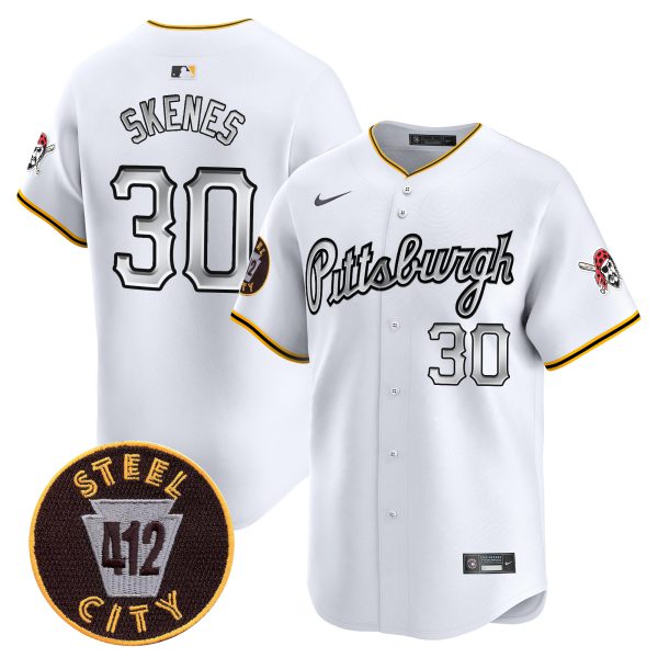 Men's Pittsburgh Pirates 412 Patch Vapor Premier Limited Jersey V7 - All Stitched - Image 4