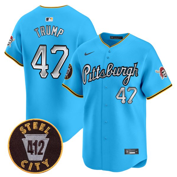 Men's Pittsburgh Pirates 412 Patch Vapor Premier Limited Jersey V7 - All Stitched - Image 34