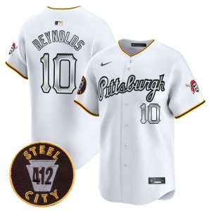 Men's Pittsburgh Pirates 412 Patch Vapor Premier Limited Jersey V7 - All Stitched