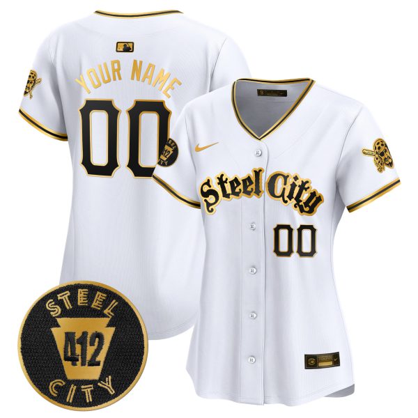Pittsburgh Pirates 412 Patch Vapor Premier Limited Custom Jersey V5 - All Stitched - Image 8