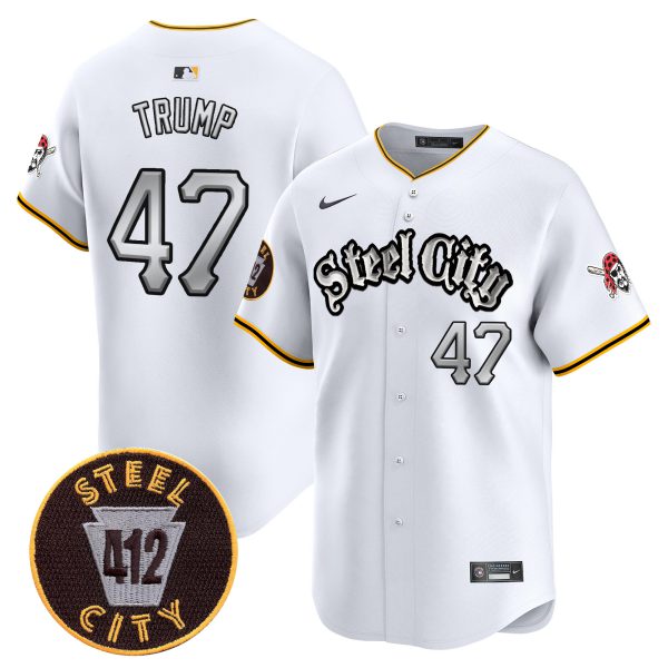 Men's Pittsburgh Pirates 412 Patch Vapor Premier Limited Jersey V2 - All Stitched - Image 6