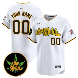 Pittsburgh Pirates Wiz Khalifa Vapor Premier Limited Custom Jersey - All Stitched